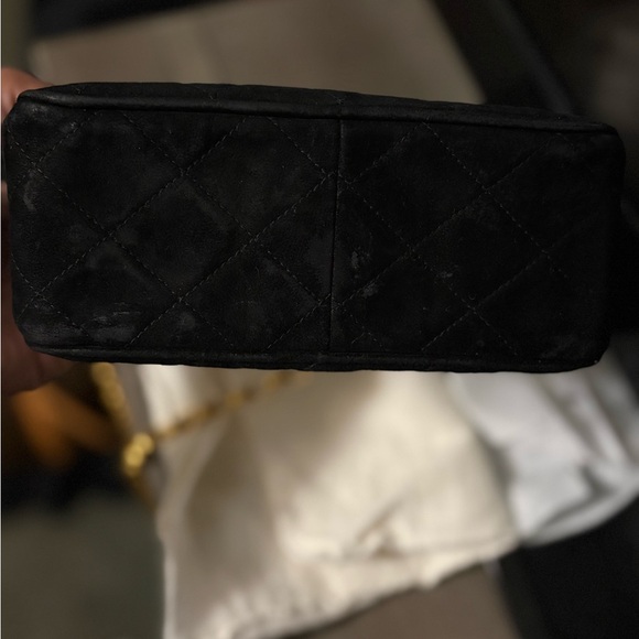 Chanel RARE 1980s Bijoux Black Suede Camera Bag - Picture 12 of 16